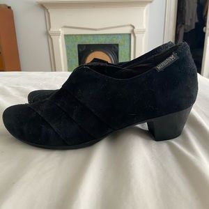 Mephisto shoe booties black suede 6